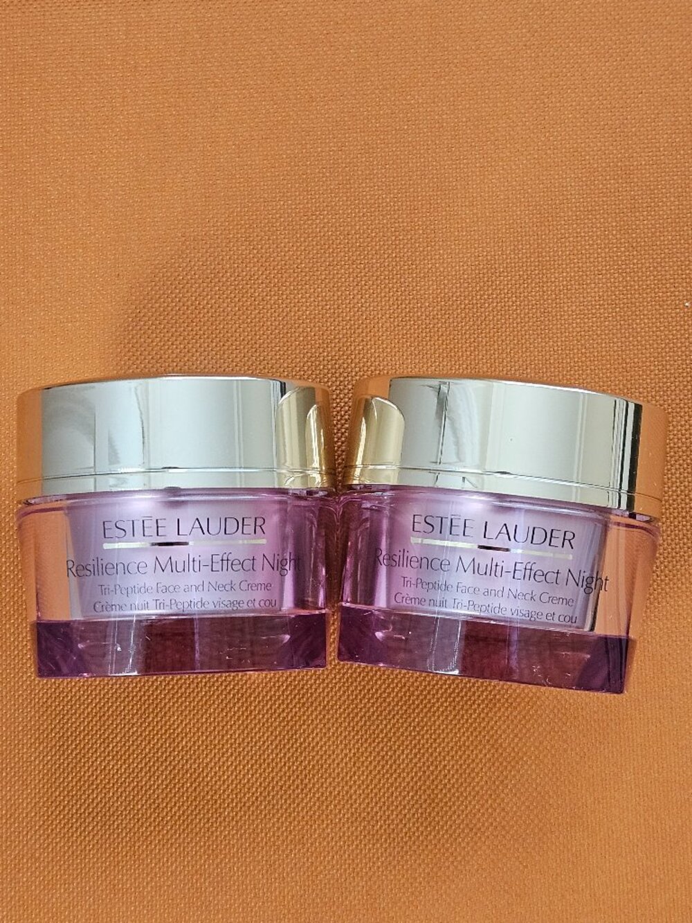 2x Estée Lauder Resilience Multi-Effect Night Tri-Peptide Creme~1 oz each~NWOB